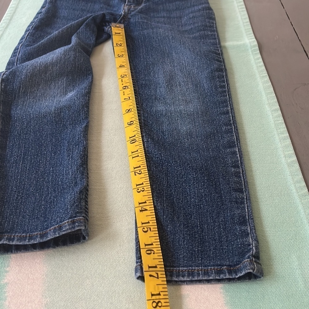 OshKosh B’gosh Blue Denim Jeans Elastic Back Waist 5T - Picture 9 of 10
